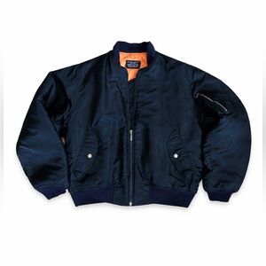 SCHOTT NYC MA-1 Flight Jacket – Made in USA – Military Spec Label – Men’s L